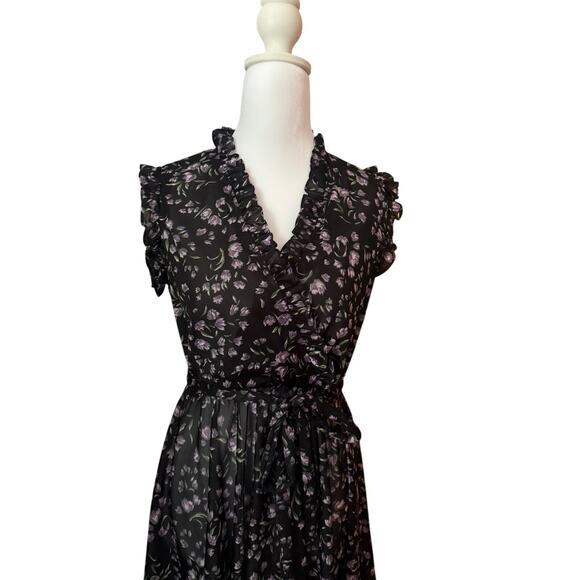 Vintage Floral ILGWU Made in the USA 70's Dress Small - Picture 4 of 7